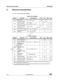 STN3N45K3 Datasheet Page 4