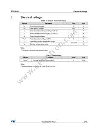 STN3P6F6 Datasheet Page 3