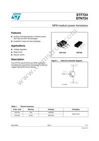 STN724 Datasheet Cover