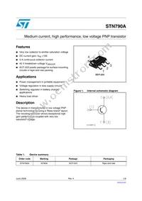 STN790A Datasheet Cover