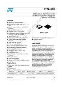 STOD13AMTPUR Datasheet Cover