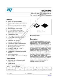 STOD13ASTPUR Datasheet Cover