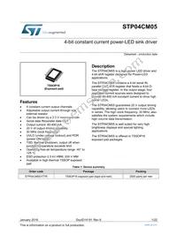 STP04CM05MTR Datasheet Cover