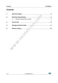 STP105N3LL Datasheet Page 2
