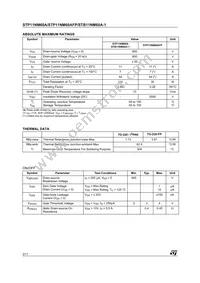 STP11NM60A Datasheet Page 2
