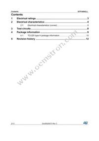 STP160N3LL Datasheet Page 2