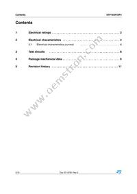 STP165N10F4 Datasheet Page 2