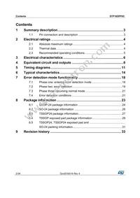 STP16DPP05PTR Datasheet Page 2