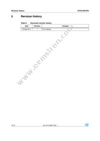 STP210N75F6 Datasheet Page 12