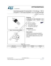 STP265N6F6AG Datasheet Cover