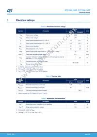 STP3NK100Z Datasheet Page 2