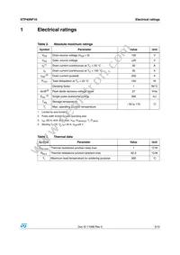 STP40NF10 Datasheet Page 3