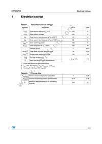 STP40NF12 Datasheet Page 3