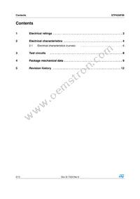 STP45NF06 Datasheet Page 2