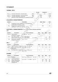 STP4NB80 Datasheet Page 2