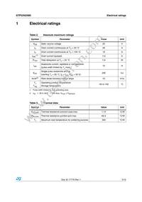 STP52N25M5 Datasheet Page 3