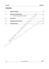 STP5N120 Datasheet Page 2