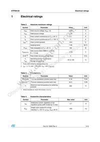 STP5N120 Datasheet Page 3