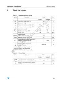 STP5NK80ZFP Datasheet Page 3