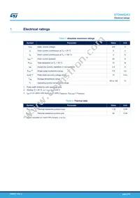 STP6N52K3 Datasheet Page 2