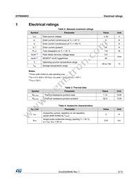 STP6N90K5 Datasheet Page 3