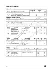 STP6NC60 Datasheet Page 2