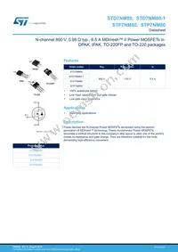 STP7NM80 Datasheet Cover