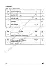 STP80NE06-10 Datasheet Page 2