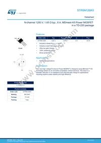 STP8N120K5 Datasheet Cover