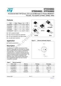 STP8NM60FP Datasheet Cover