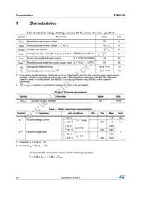 STPS1170AF Datasheet Page 2