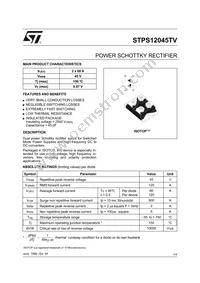 STPS12045TV Datasheet Cover