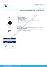 STPS15H100CBY-TR Datasheet Cover