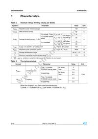 STPS20120CFP Datasheet Page 2