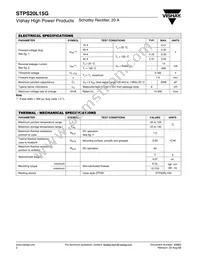 STPS20L15G Datasheet Page 2