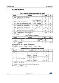 STPS20L60CTN Datasheet Page 2