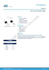 STPS20M120STN Datasheet Cover