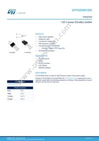 STPS20SM120SR Datasheet Cover