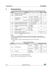 STPS20SM80CG-TR Datasheet Page 2