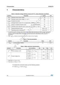 STPS2170AF Datasheet Page 2