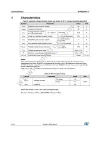 STPS2545CGY-TR Datasheet Page 2