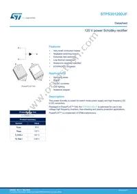 STPS30120DJF-TR Datasheet Cover