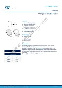 STPS30170DJF-TR Datasheet Cover