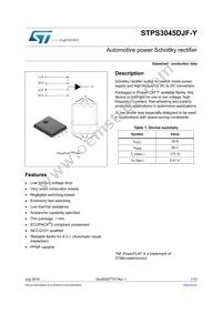 STPS3045DJFY-TR Datasheet Cover