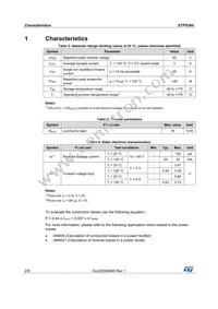 STPS360AF Datasheet Page 2