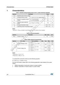 STPS3H100AF Datasheet Page 2