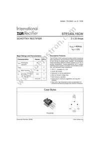 STPS40L15CW Datasheet Cover