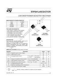 STPS41L45CG-TR Datasheet Cover