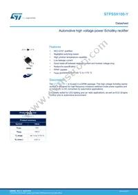 STPS5H100BY-TR Datasheet Cover