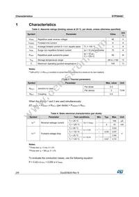 STPS640CT Datasheet Page 2
